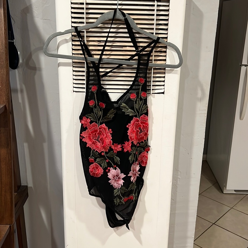 Top Chick Black Bodysuit